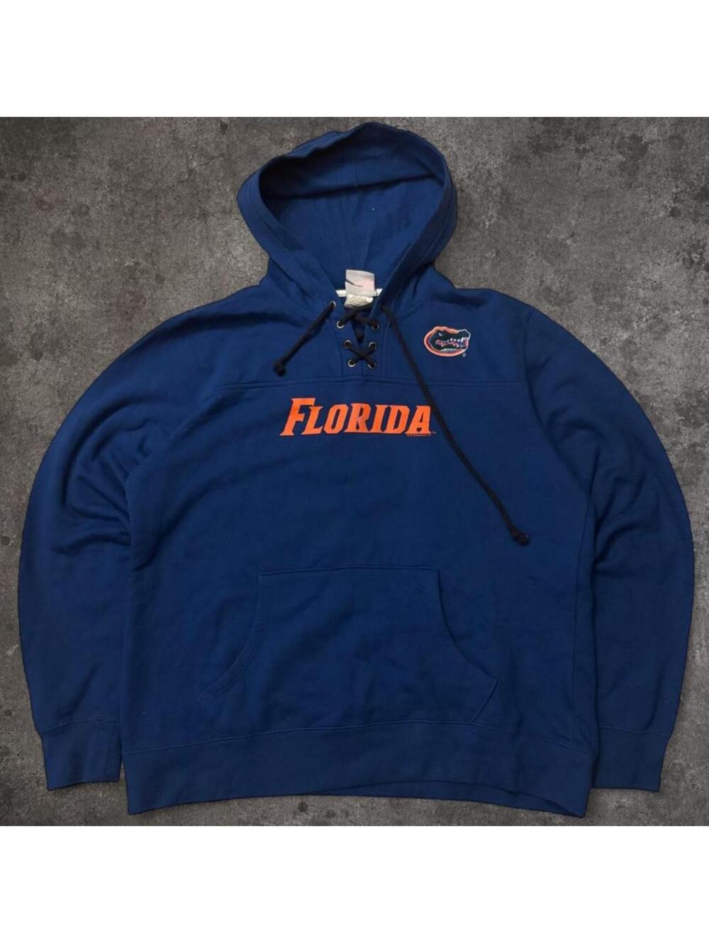 Majestic Athletic Men's Blue and Navy Hoody